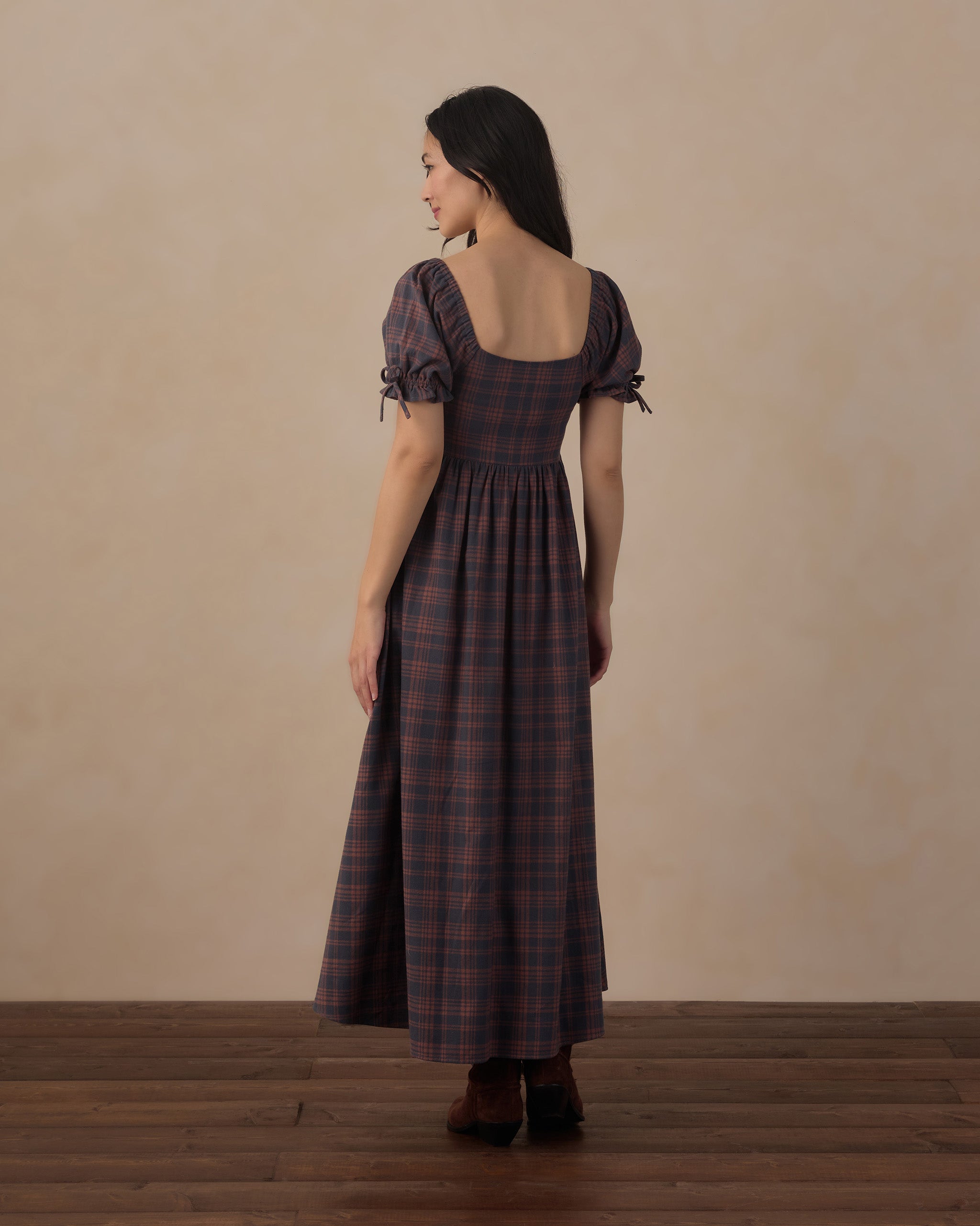 Dallas Dress - Midnight Plaid