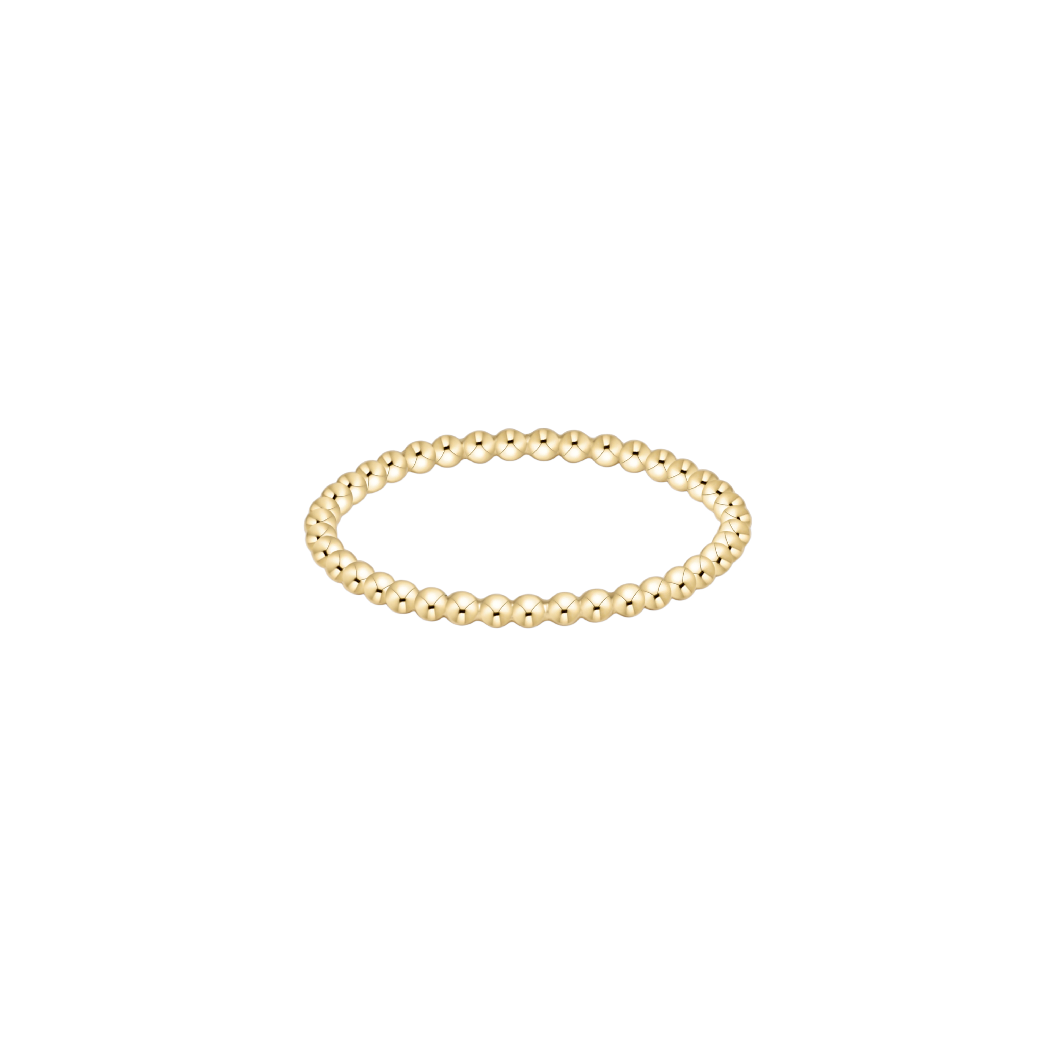 Classic Gold 1.5mm Bead Ring