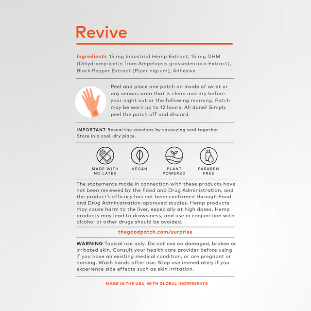 The Good Patch - Revive Hemp