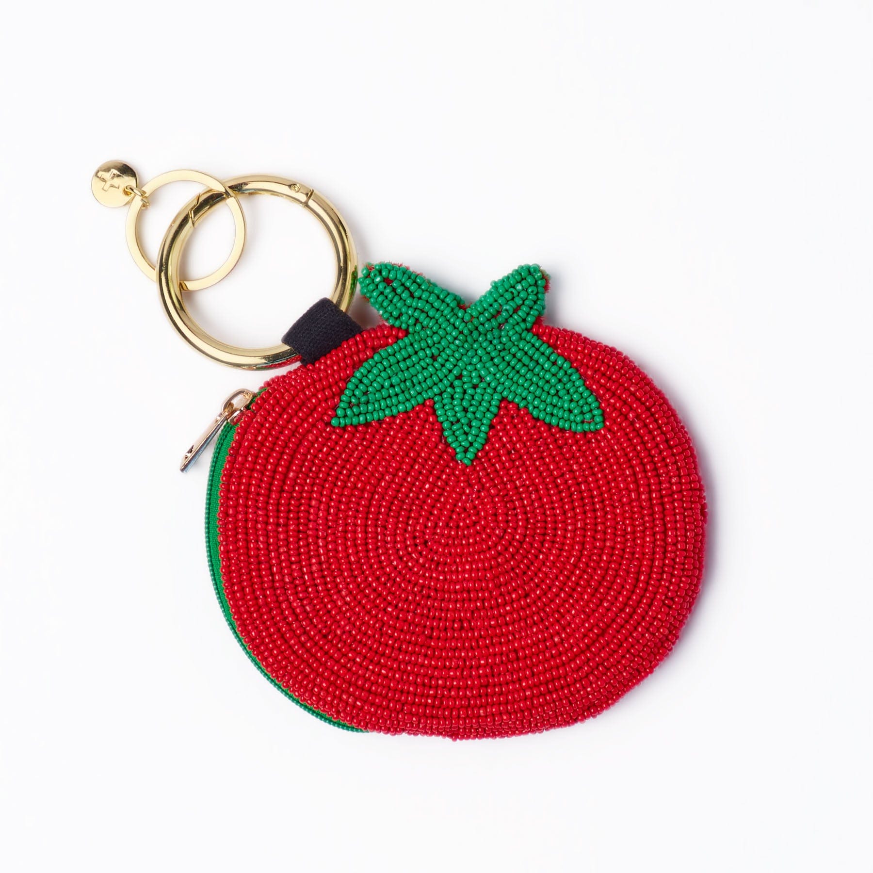 Mary Tomato Beaded Coin Purse