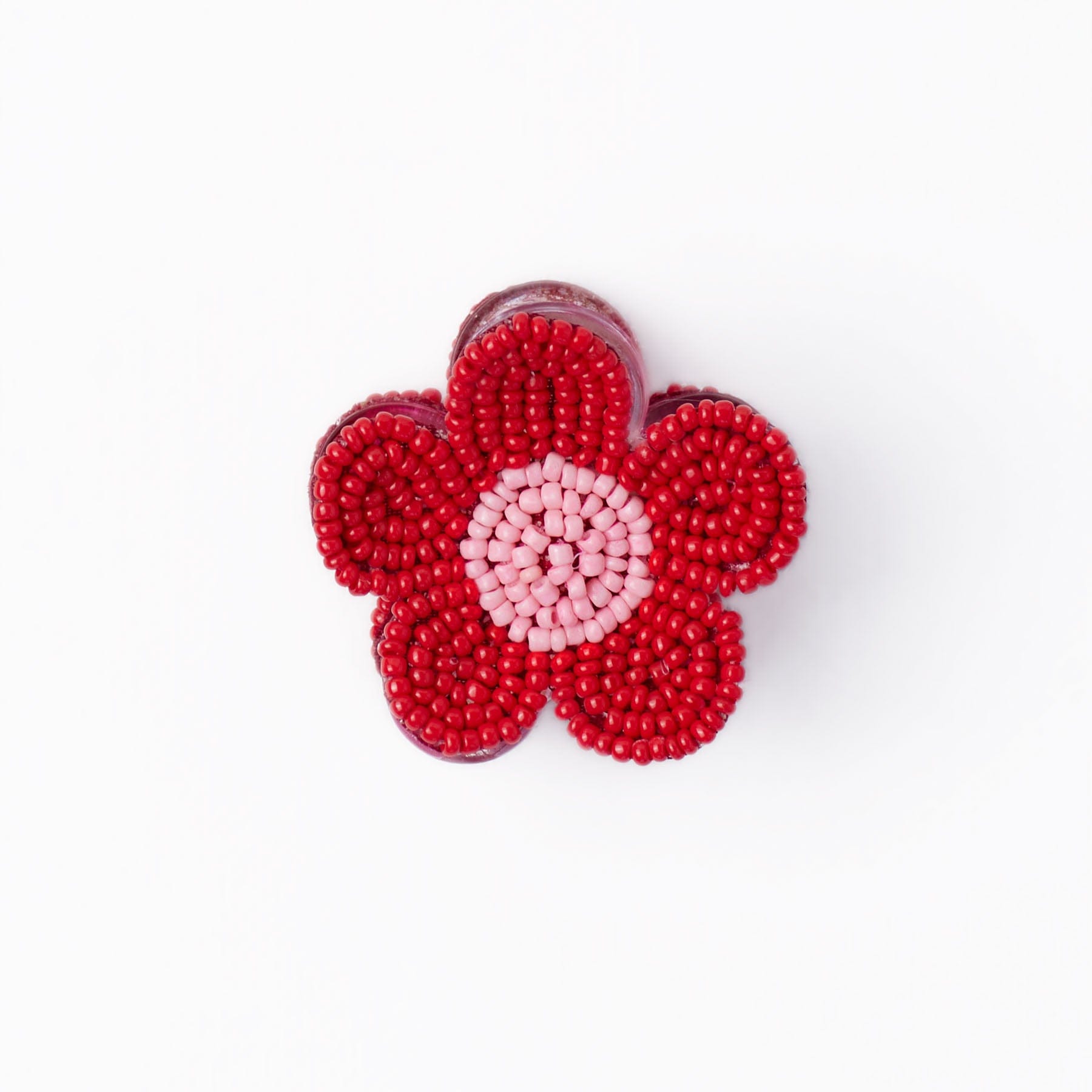 Molly Flower Beaded Hair Clip