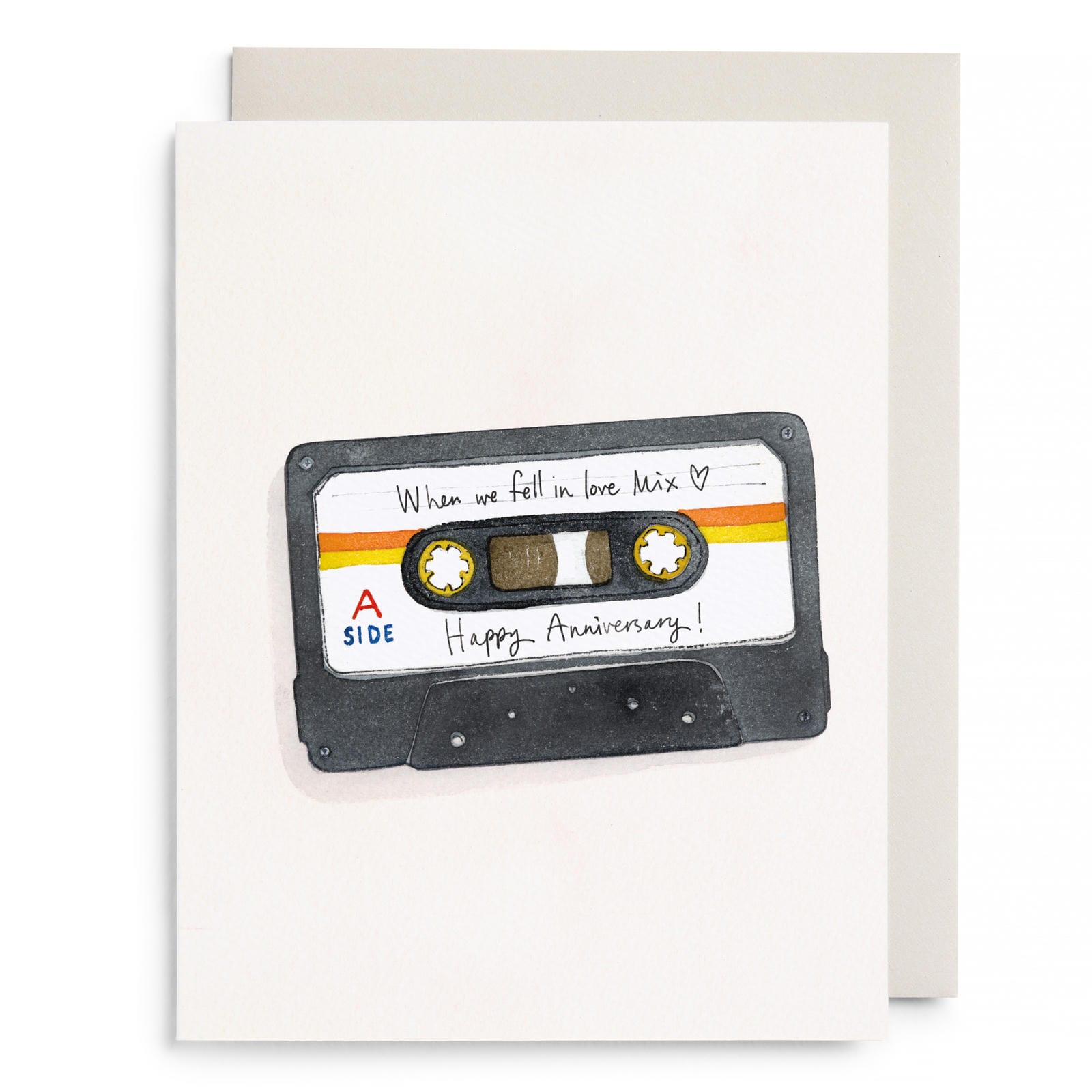 Anniversary Mix Tape Greeting Card
