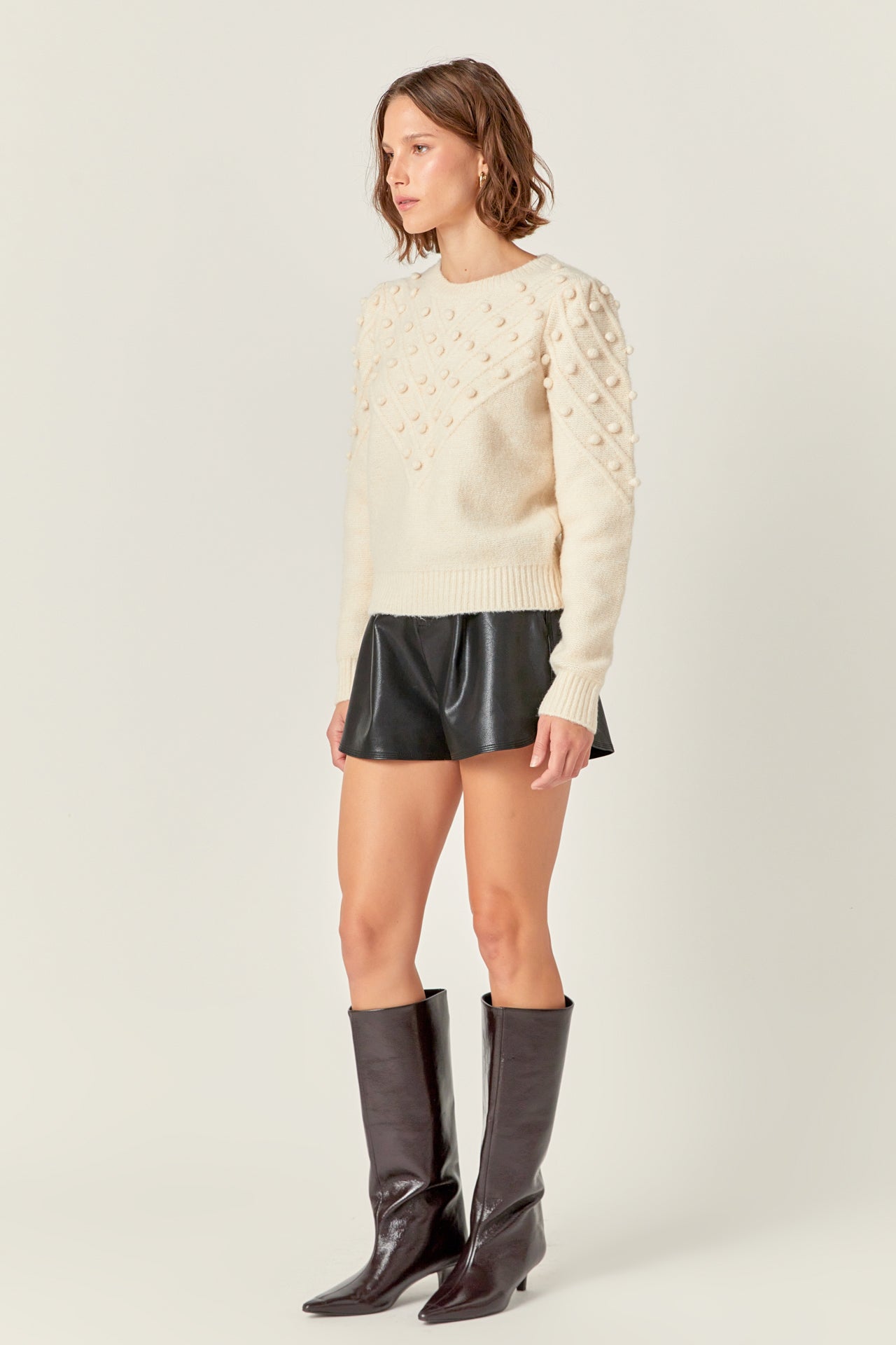 By the Fire Pom Sweater **FINAL SALE**