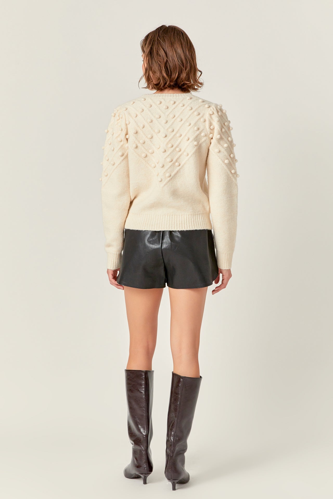 By the Fire Pom Sweater **FINAL SALE**