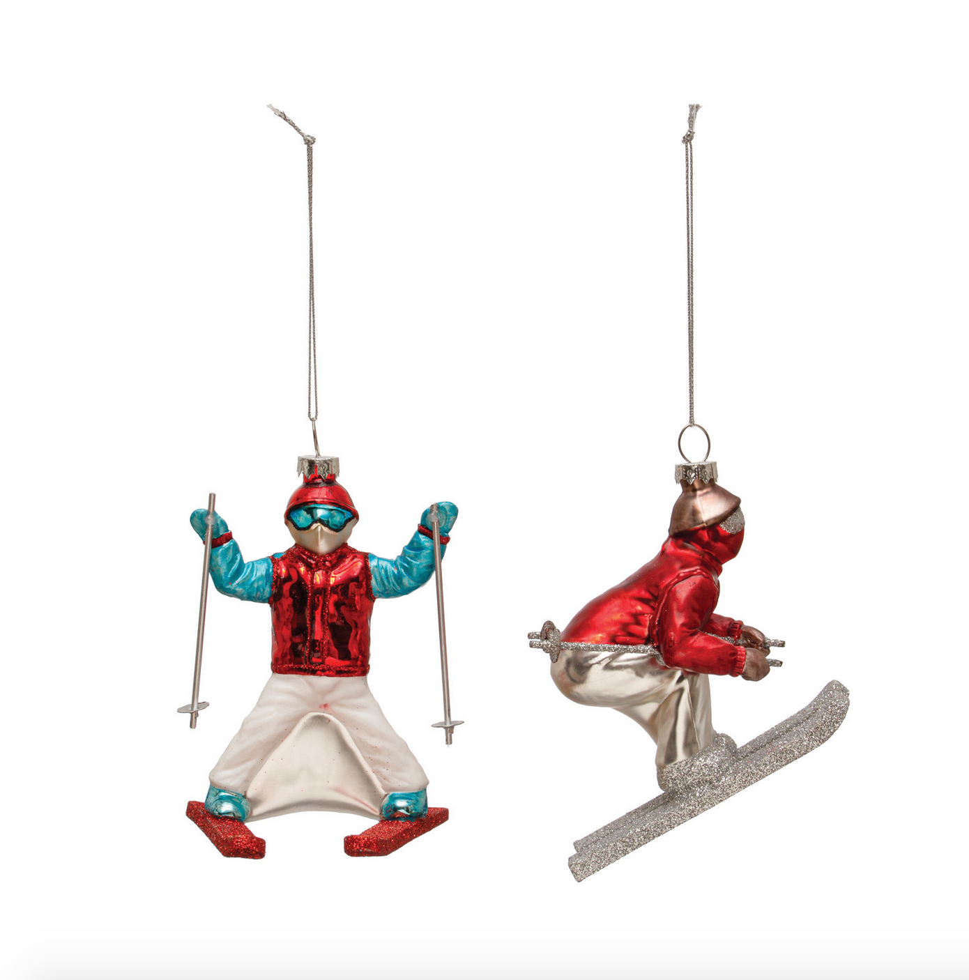 Snow Skier Ornament