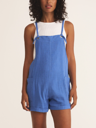 Montague Airy Romper - Bay Blue