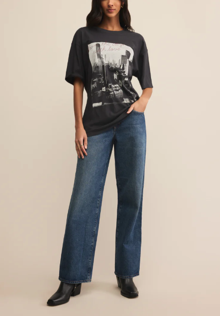 Big Apple City Tee - Black Sand