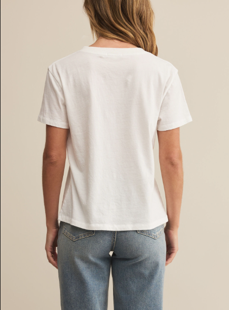 Weekdays V-Neck Tee - White