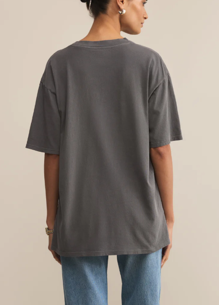 Good Times City Tee - Charcoal Moon