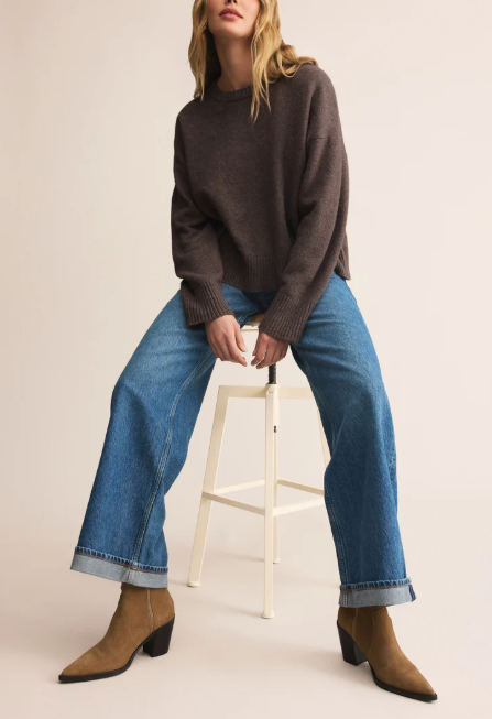 Cirrus Cozy Sweater - Burnt Ash Heather