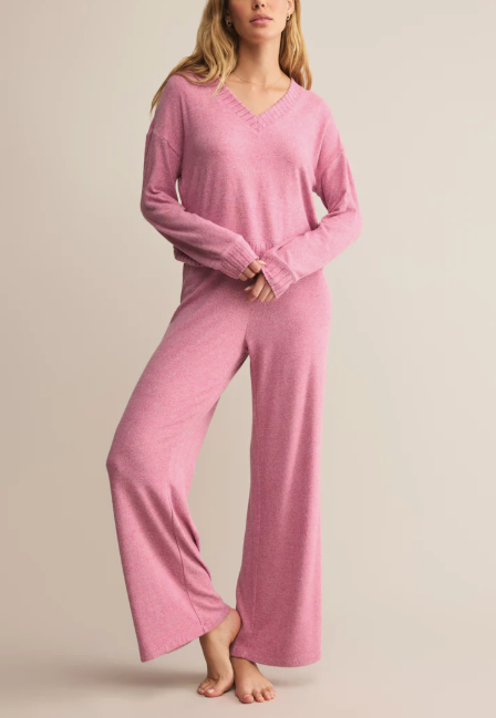 Courtney Long Sleeve Top - Sweet Plum