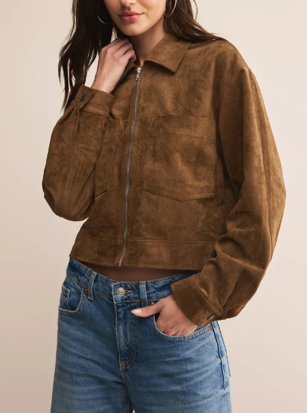 Heritage Faux Suede Jacket