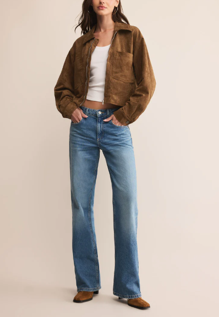 Heritage Faux Suede Jacket