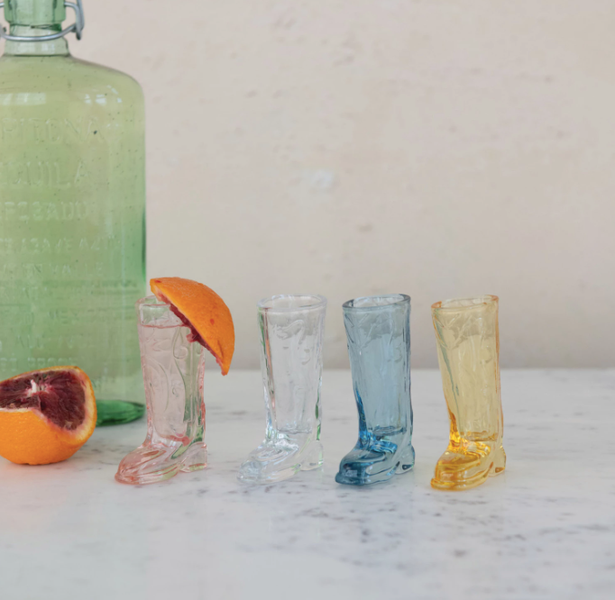 Cowboy Boot Shaped Shot Glass