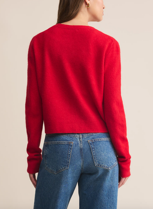 Medina Cardigan - Festive Red