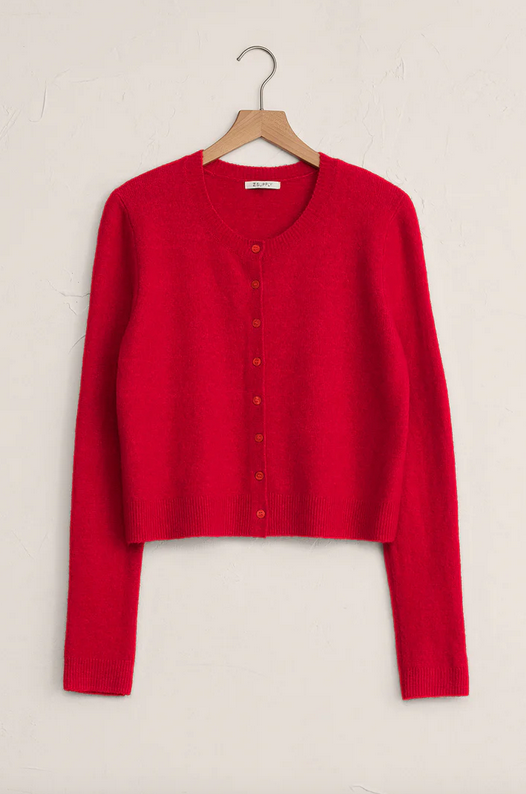Medina Cardigan - Festive Red
