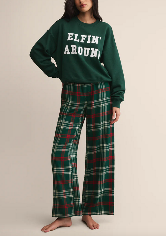 Festive Holiday Sweatshirt - Mistletoe