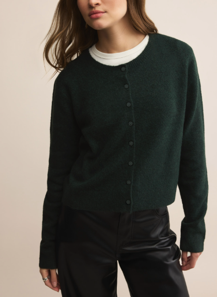 Medina Cardigan - Garland Green