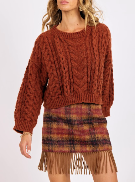 Louisa Cable Knit Sweater *FINAL SALE*