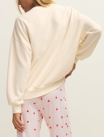 Oversized Lover Sweatshirt - Vanilla Ice