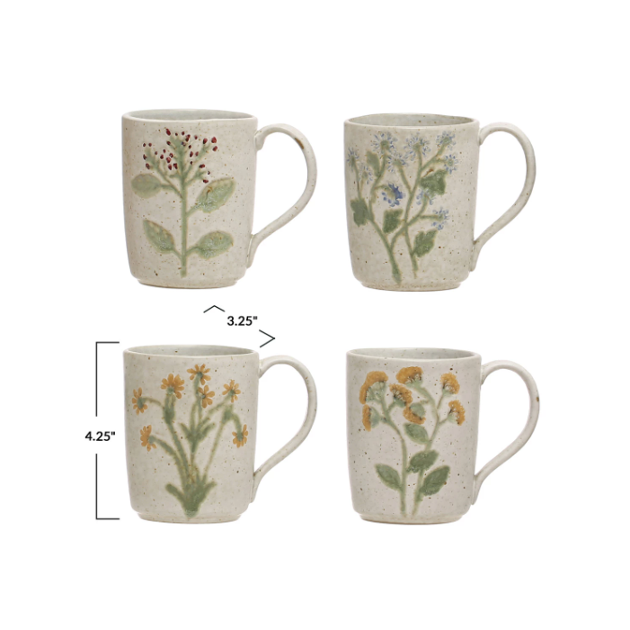 Botanical Speckled Mug