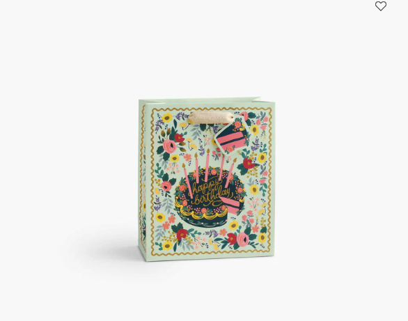Floral Cake Gift Bag