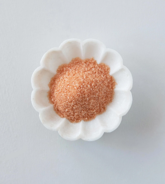 Flower Carved Marble Dish