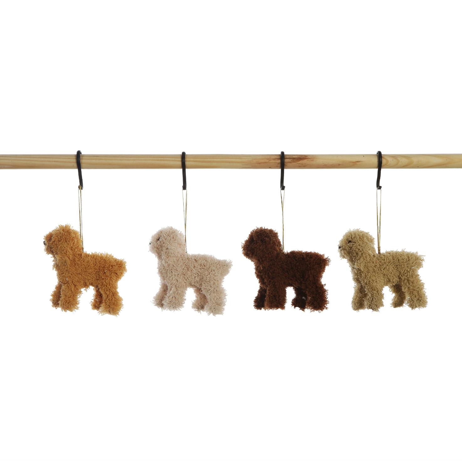 Furry Poodle Ornament