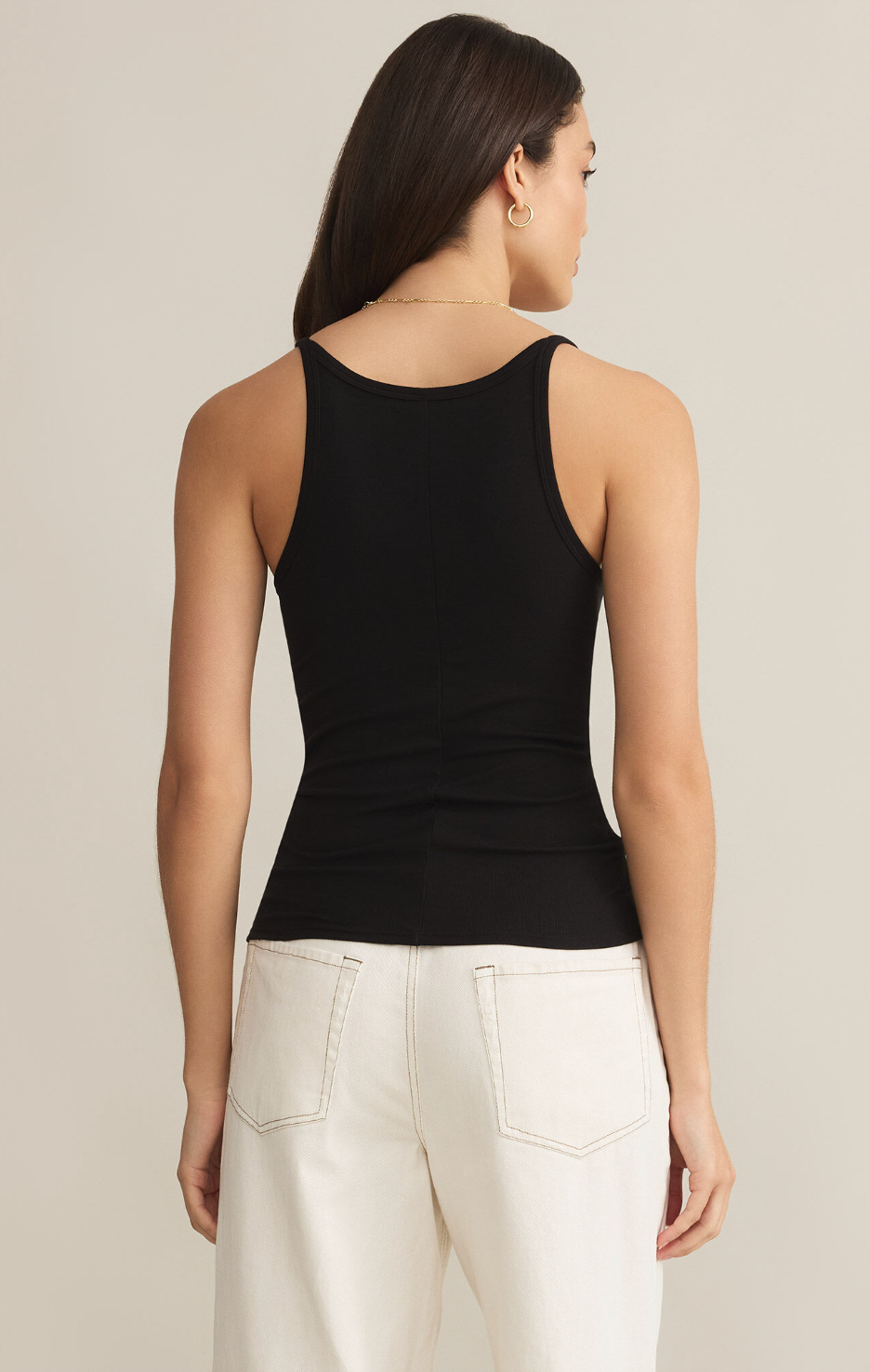 Second Skin Racer Tank - Black
