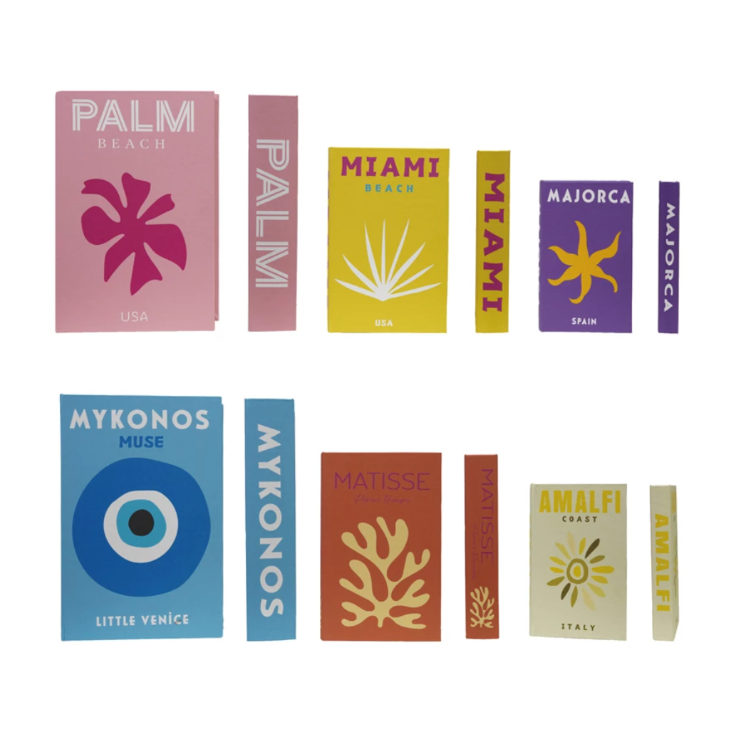 Summer Travel Coffee Table Book Storage Box