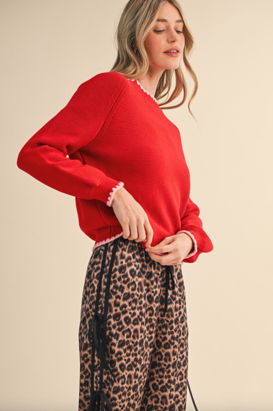 Sweet Cheer Knit Sweater