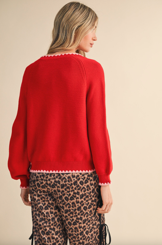 Sweet Cheer Knit Sweater