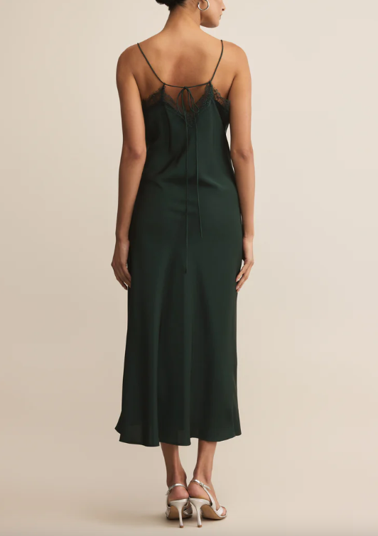 After Hours Midi Dress - Garland Green