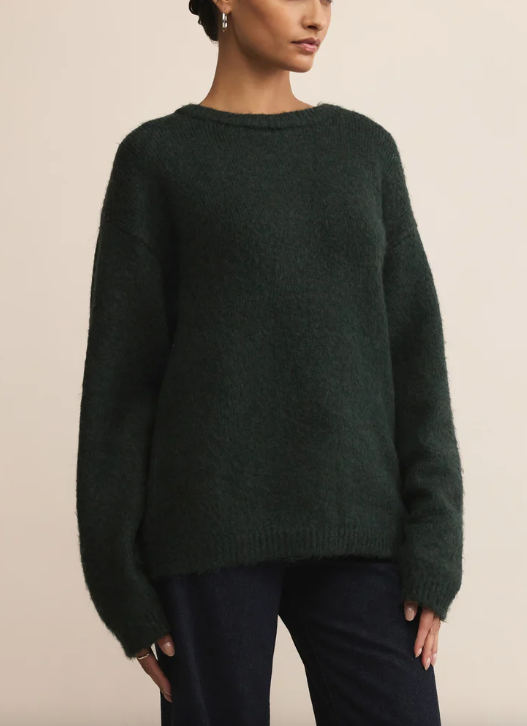 Snowed In Sweater - Garland Green