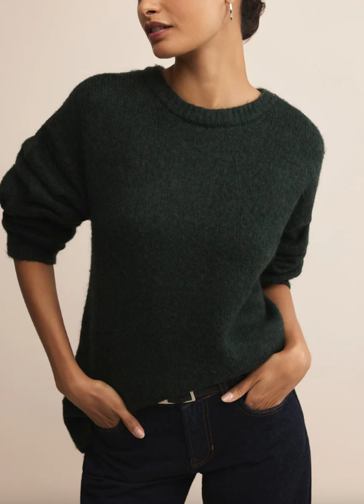 Snowed In Sweater - Garland Green