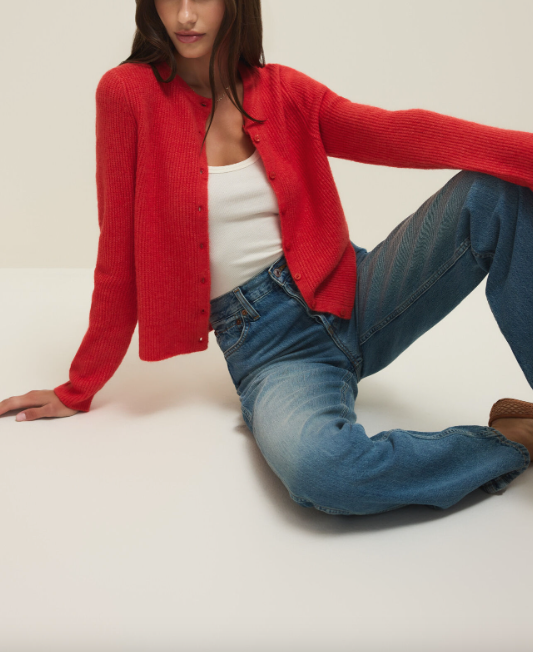 Medina Cardigan - Red Lotus