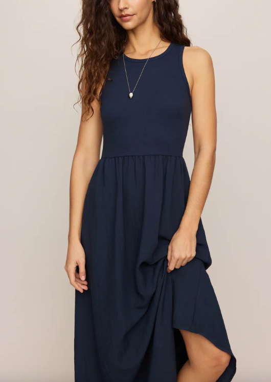 Charlotte Midi Dress - Eclipse