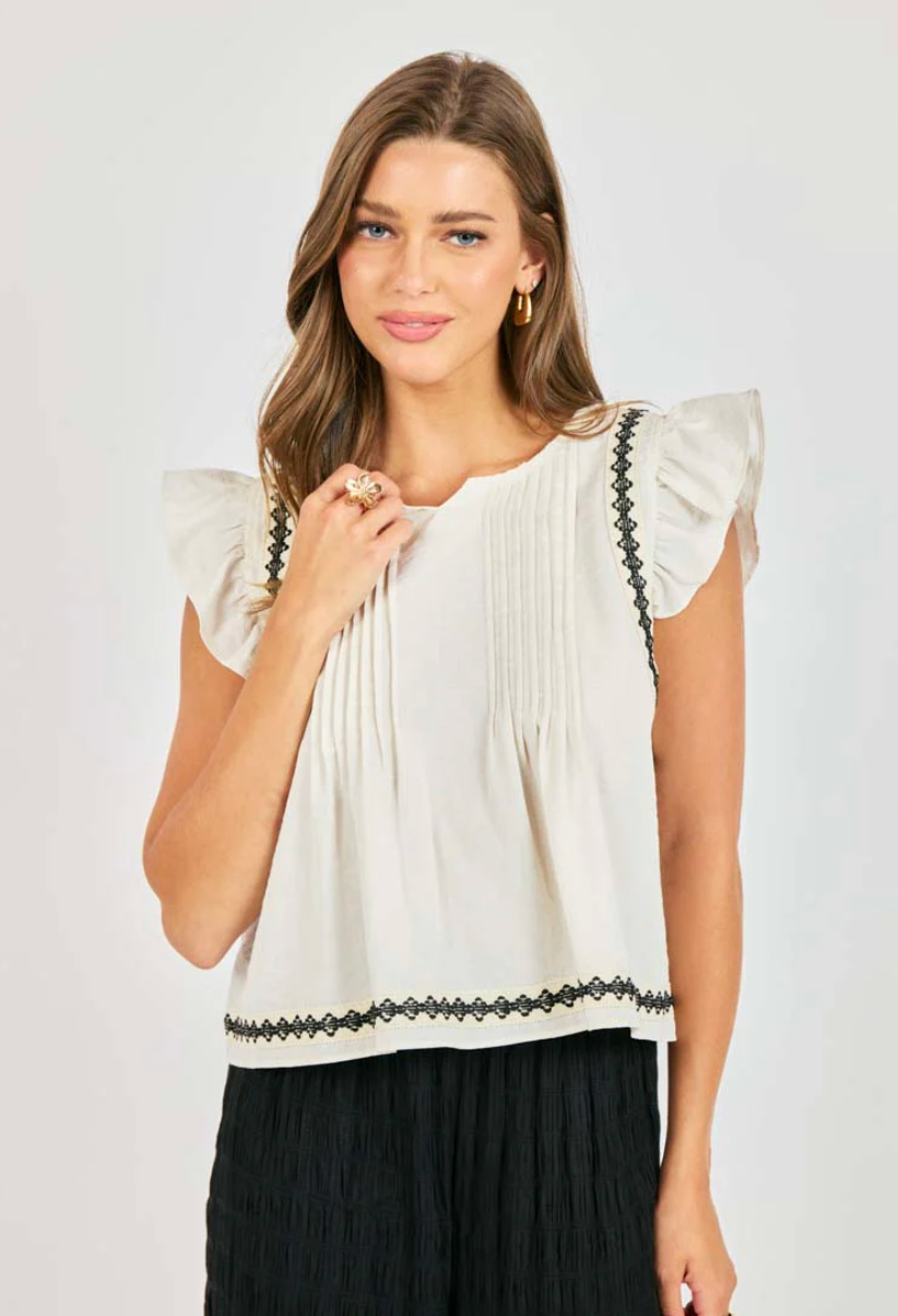 Memory Lane Ruffle Top