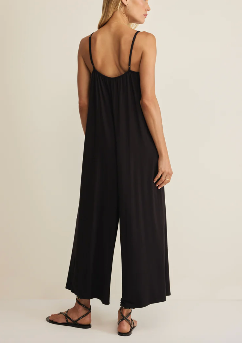 Day Off Stretch Jumpsuit - Black