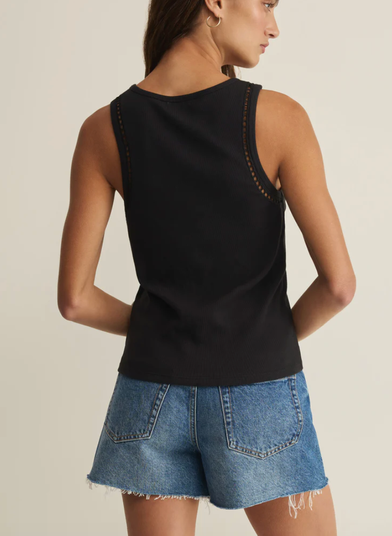 Boa Rib Tank - Black