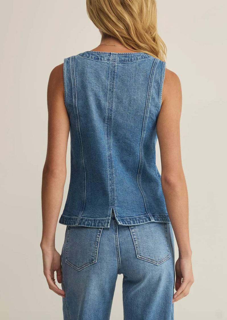 Porto Denim Vest - Eternity