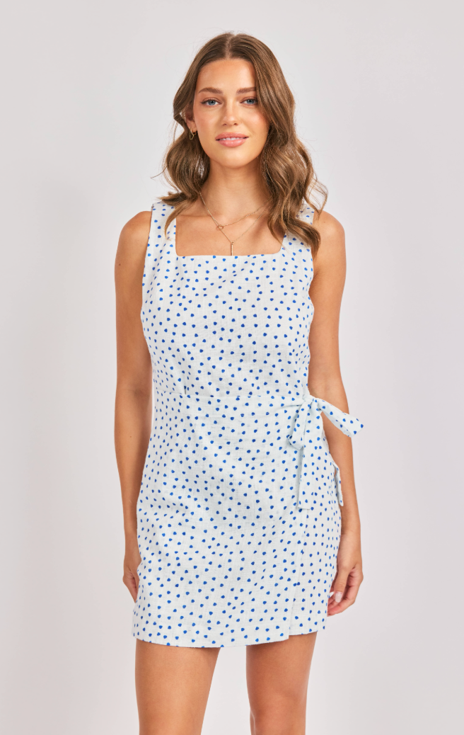 Tidepool Wrap Mini Dress