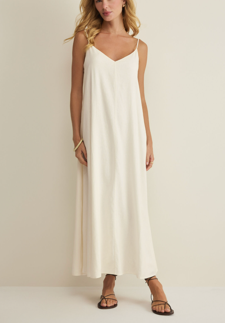 Sandcomber Midi Dress - White