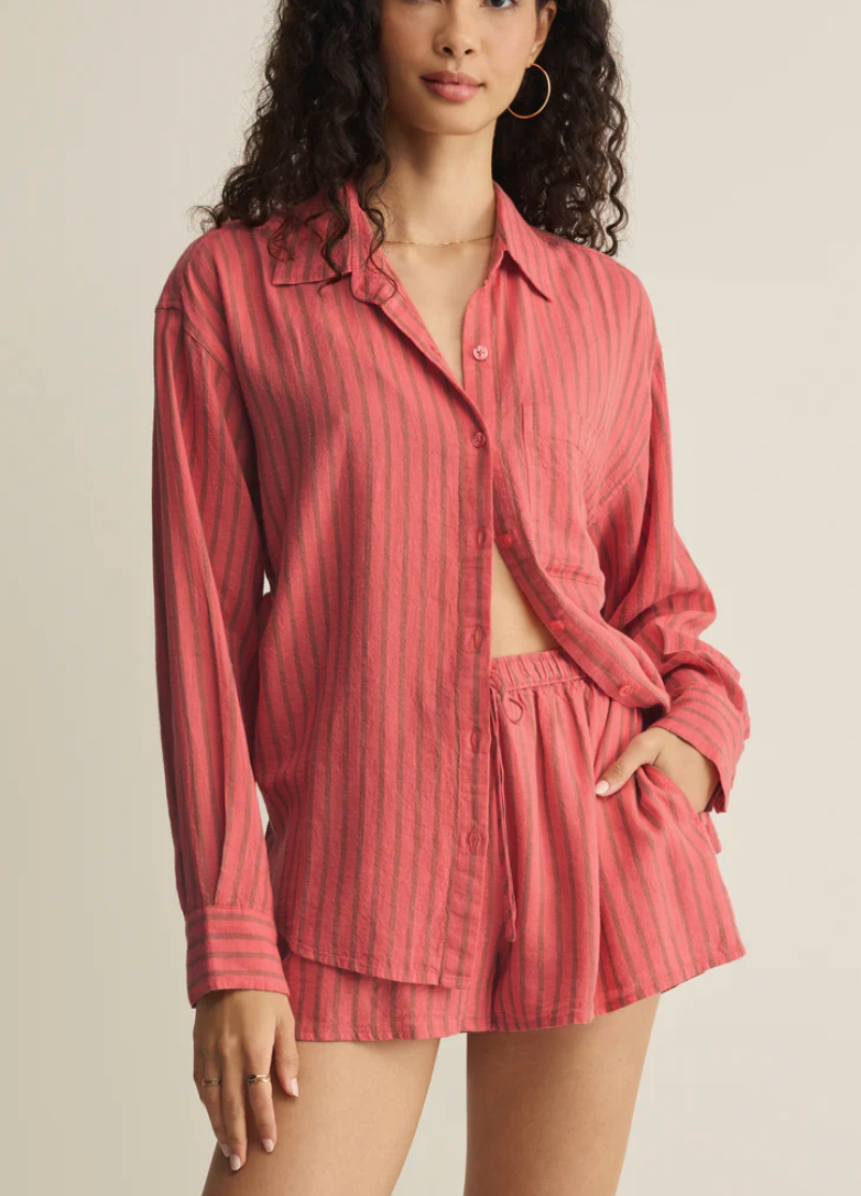 The Perfect Striped Button Up - Gelato