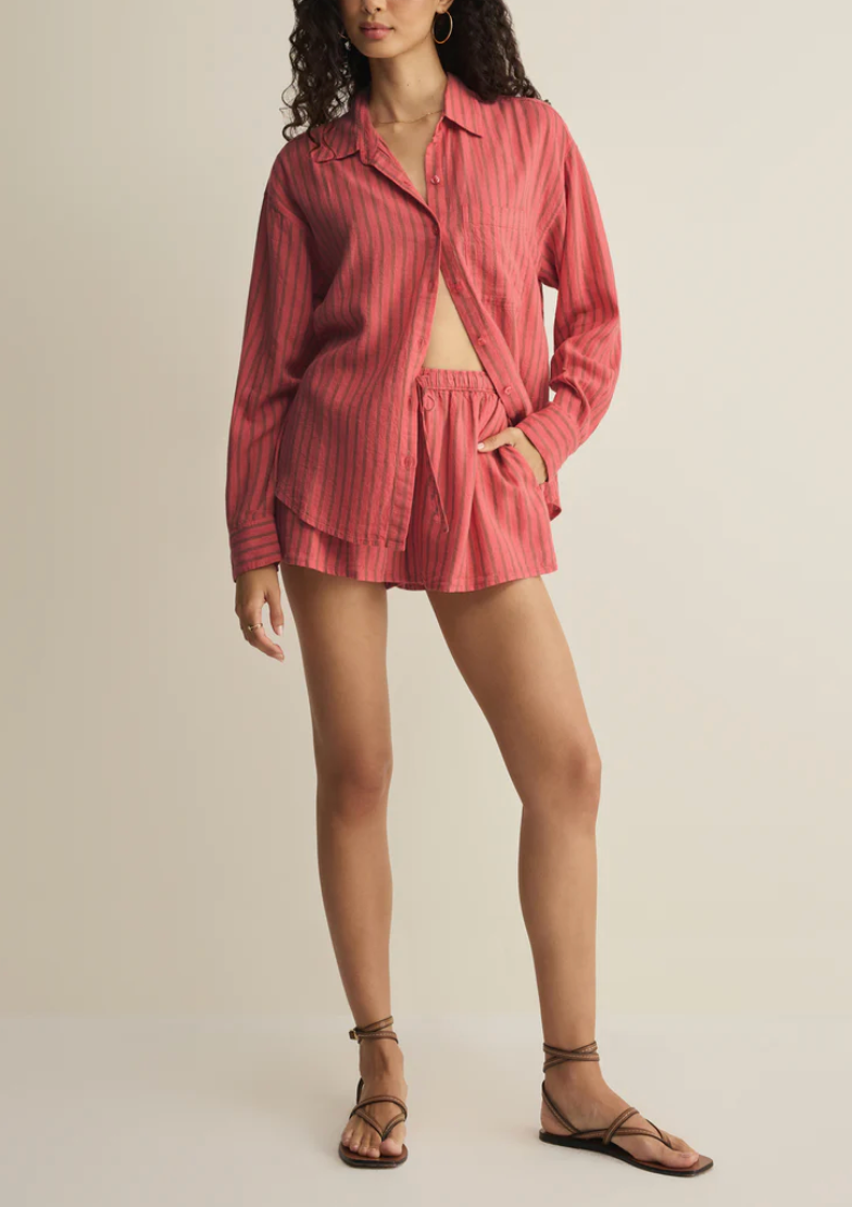 The Perfect Striped Button Up - Gelato
