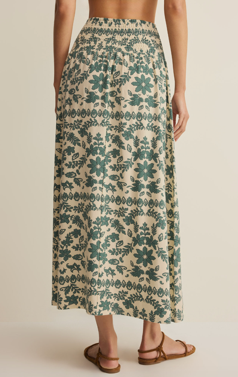 Leya Tera Paisley Maxi Skirt - Everglade