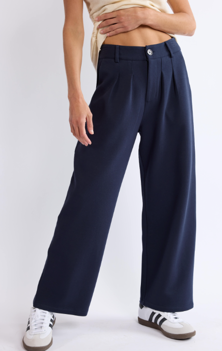 Innocence Pleat Front Knit Trouser