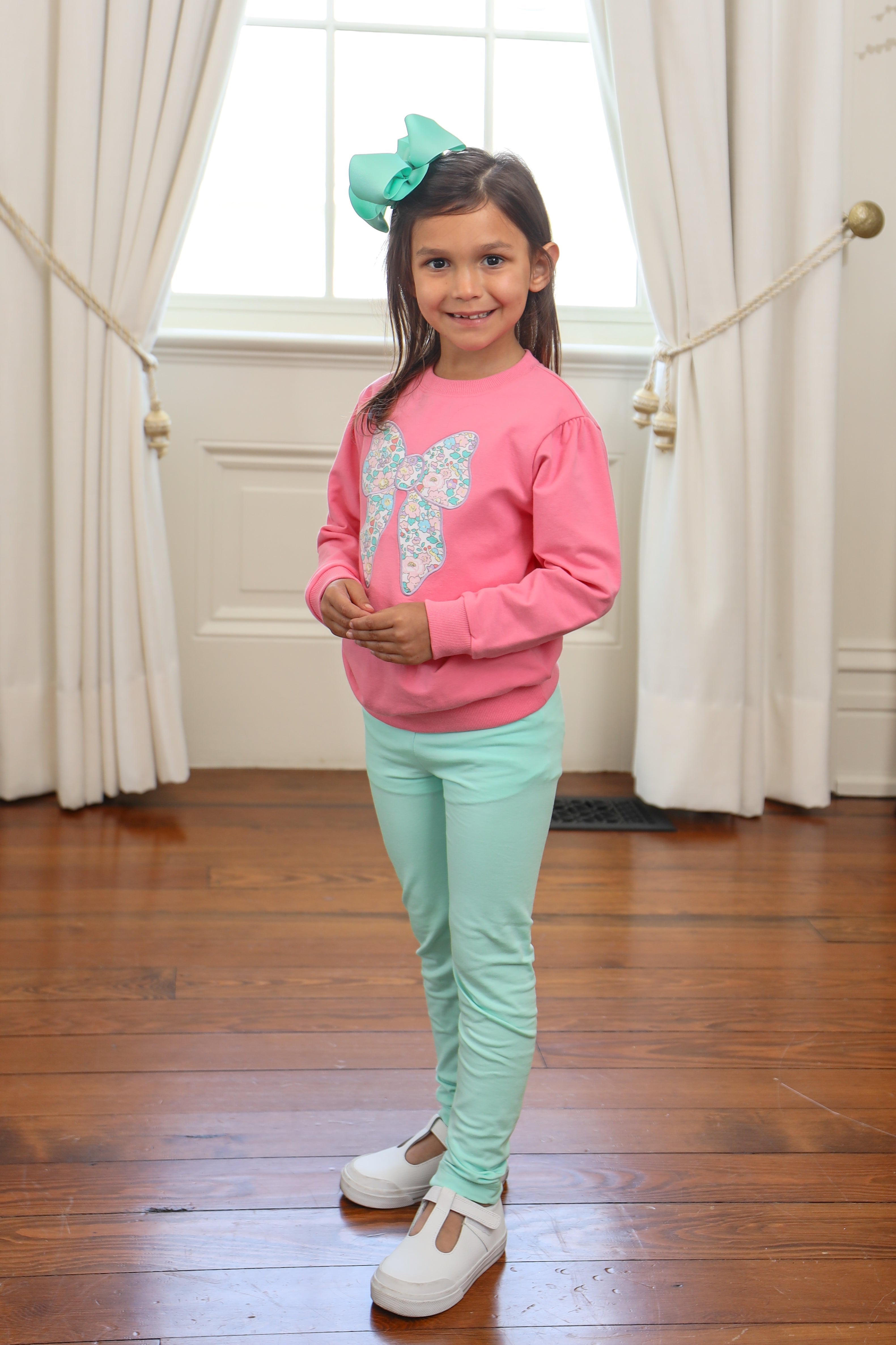 Bows French Terry Pullover *FINAL SALE*