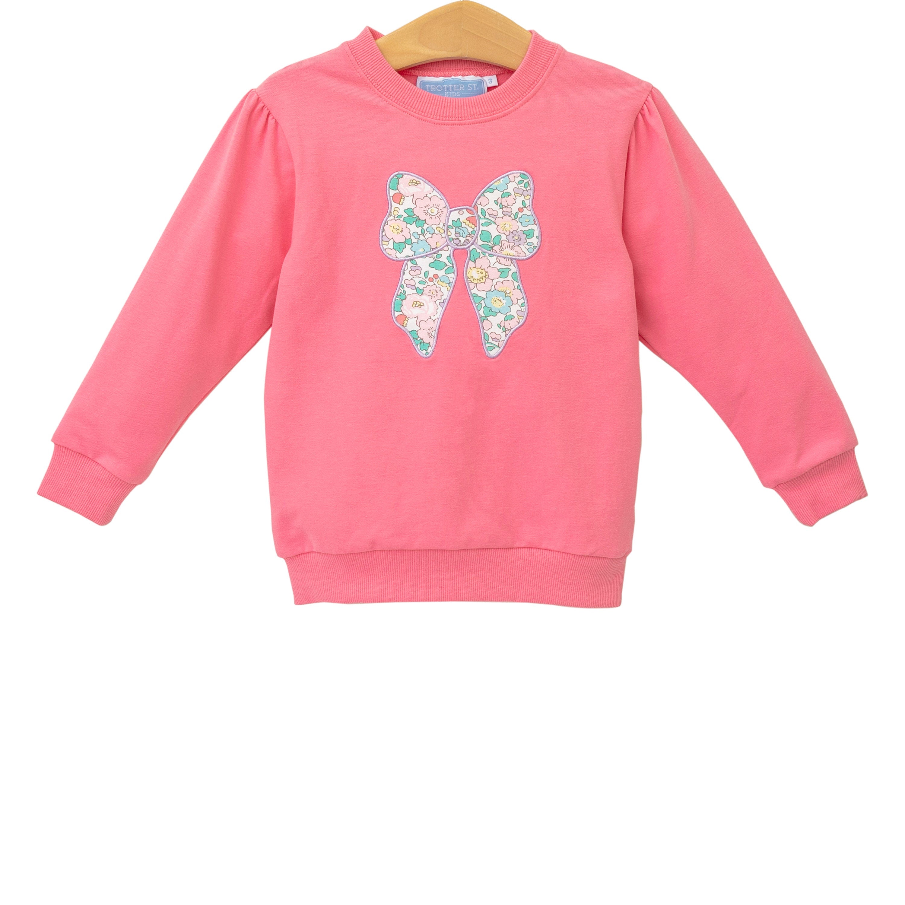 Bows French Terry Pullover *FINAL SALE*