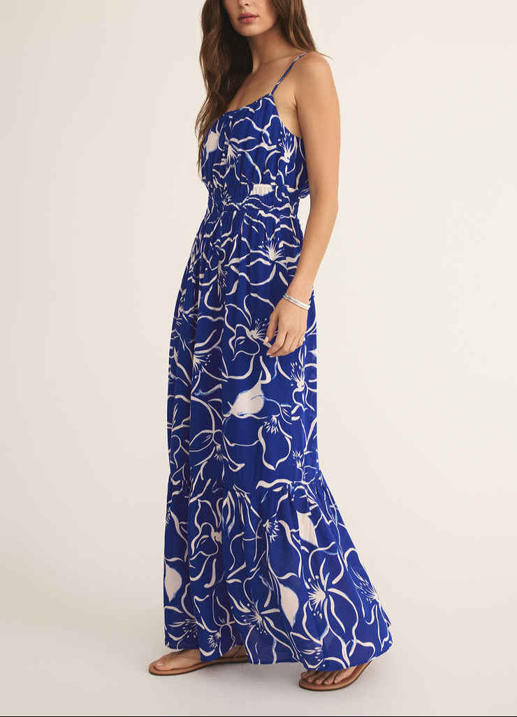 Cala Floral Maxi Dress - Oceanside
